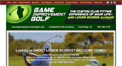 Desktop Screenshot of gameimprovementgolf.com